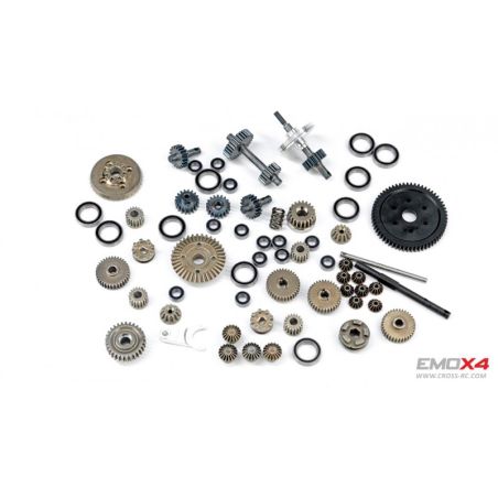 Scale Crawler 1/8 EMO X4 RTR Cross RC - Argent | Ventedemodelisme.fr