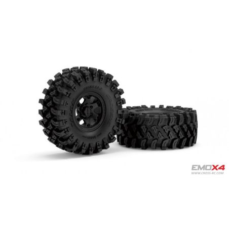 Scale Crawler 1/8 EMO X4 RTR Cross RC - Argent | Ventedemodelisme.fr