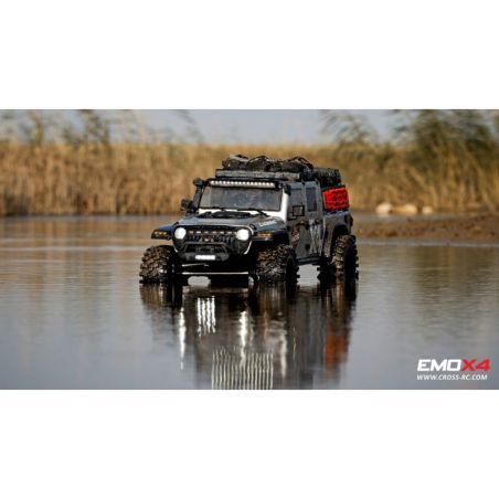 Scale Crawler 1/8 EMO X4 RTR Cross RC - Argent | Ventedemodelisme.fr