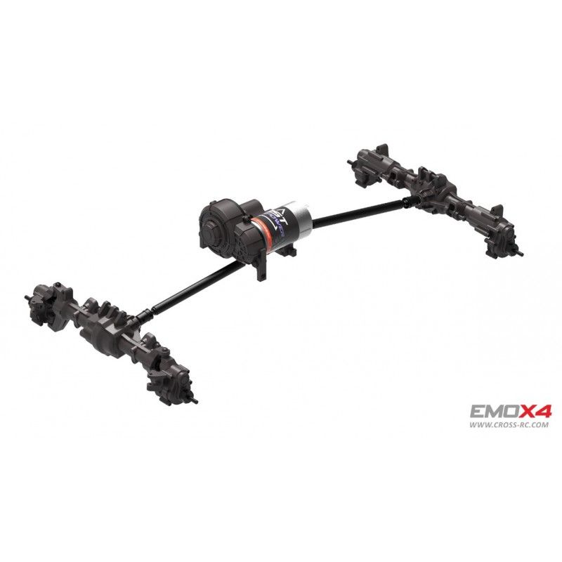 Scale Crawler 1/8 EMO X4 RTR Cross RC - Argent | Ventedemodelisme.fr
