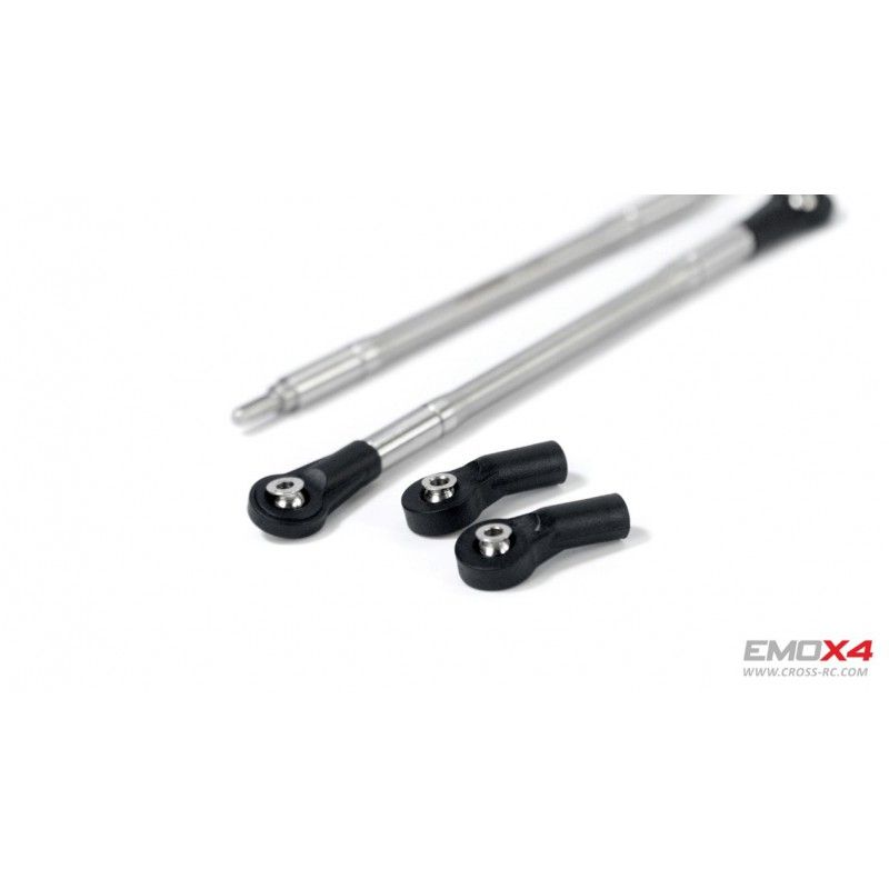 Scale Crawler 1/8 EMO X4 RTR Cross RC - Argent | Ventedemodelisme.fr