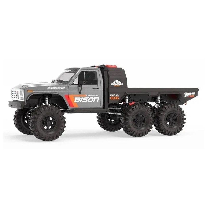 Camion 6WD EMO XL Cross RC au 1/8 RTR - Gris foncé | Ventedemodelisme.fr