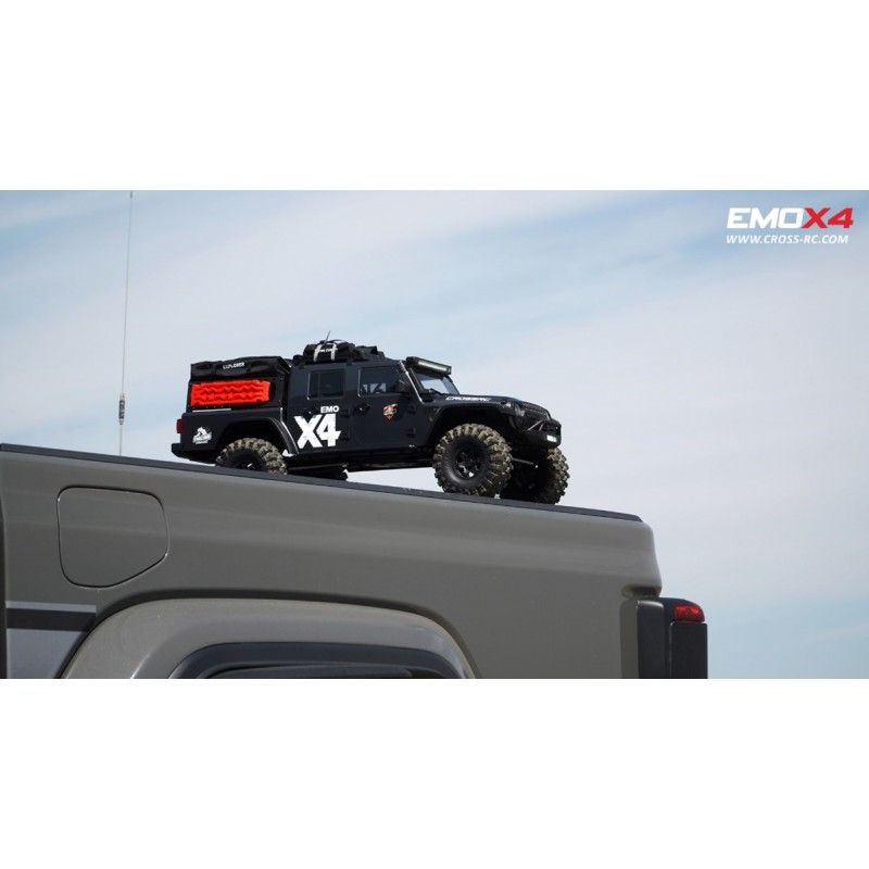 Scale Crawler 1/8 EMO X4 RTR Cross RC - Gris