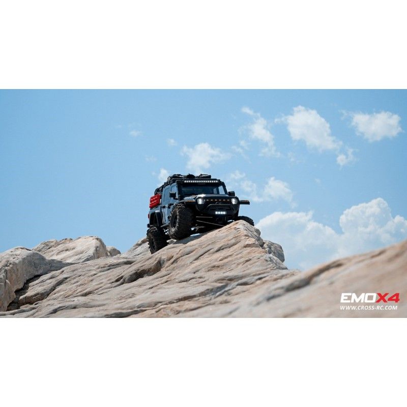 Scale Crawler 1/8 EMO X4 RTR Cross RC - Gris