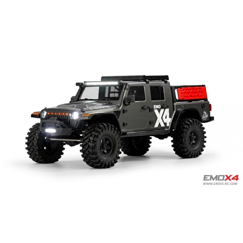 Scale Crawler 1/8 EMO X4 RTR Cross RC - Gris