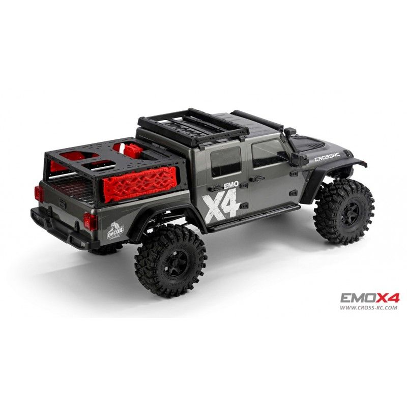 Scale Crawler 1/8 EMO X4 RTR Cross RC - Gris