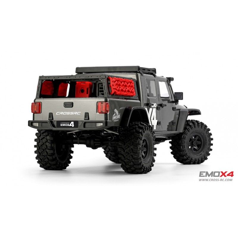 Scale Crawler 1/8 EMO X4 RTR Cross RC - Gris