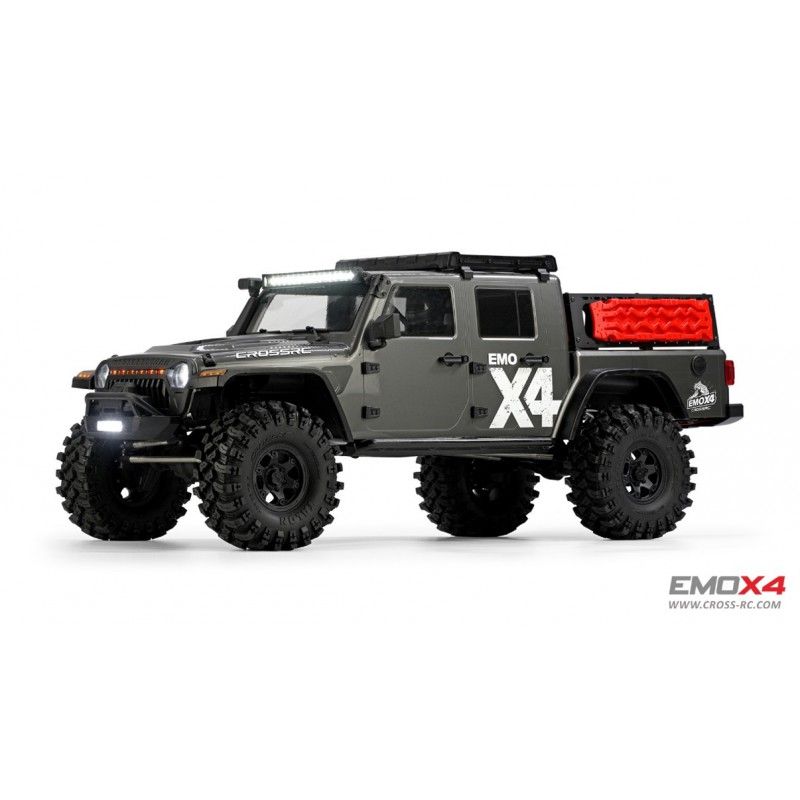 Scale Crawler 1/8 EMO X4 RTR Cross RC - Gris