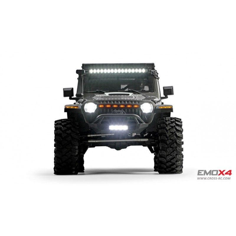 Scale Crawler 1/8 EMO X4 RTR Cross RC - Gris