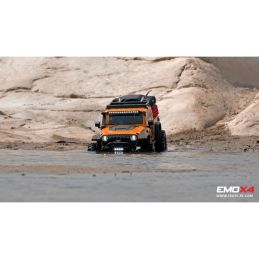 Scale Crawler 1/8 EMO X4 RTR Cross RC - Jaune 2