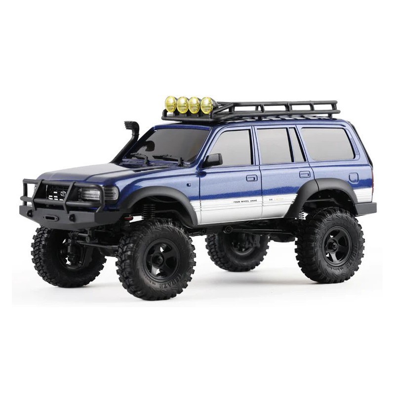 FMS 1/18 Toyota LC80 FCX18 scaler RTR car kit - Bleu | Ventedemodelisme.fr