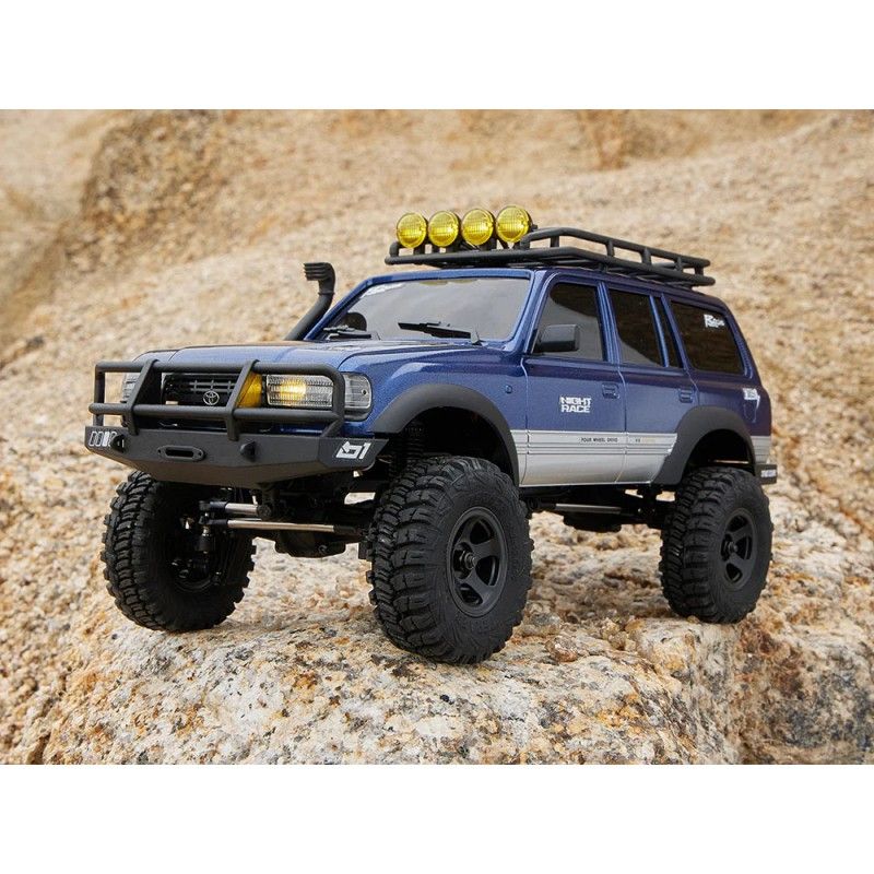 FMS 1/18 Toyota LC80 FCX18 scaler RTR car kit - Bleu | Ventedemodelisme.fr