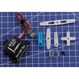 Robbe Modellsport FS 124 BB MG HV Digital Servo de surface Dimensions compatibles avec X10 Mini, avec démarrage en douceur 2