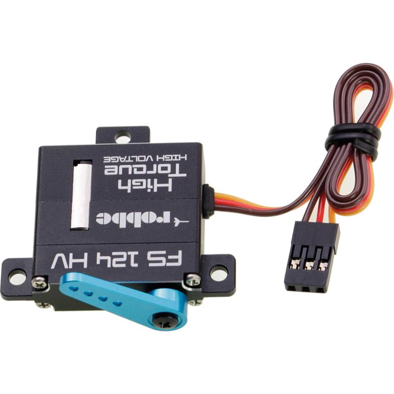 Robbe Modellsport FS 124 BB MG HV Digital Servo de surface Dimensions compatibles avec X10 Mini, avec démarrage en douceur