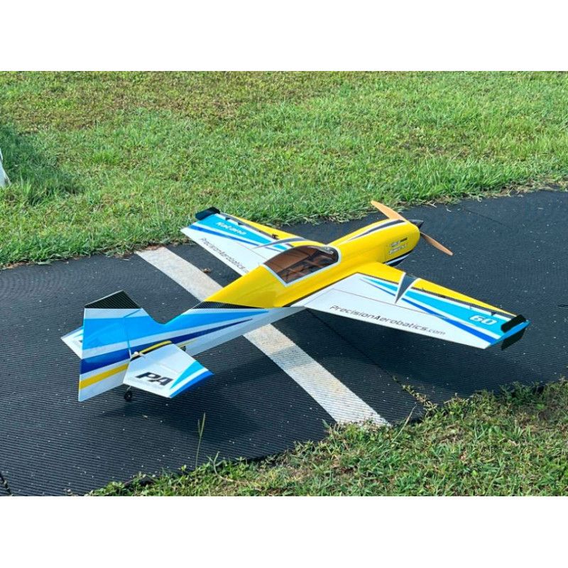 Avion Precision Aerobatics Katana 60 Jaune ARF env.1.52m