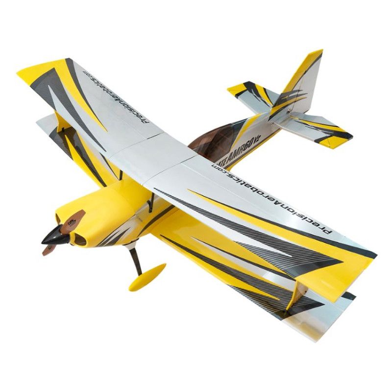Avion Precision Aerobatics Ultimate AMR 60 V2 Jaune & Argent ARF env.1.3m