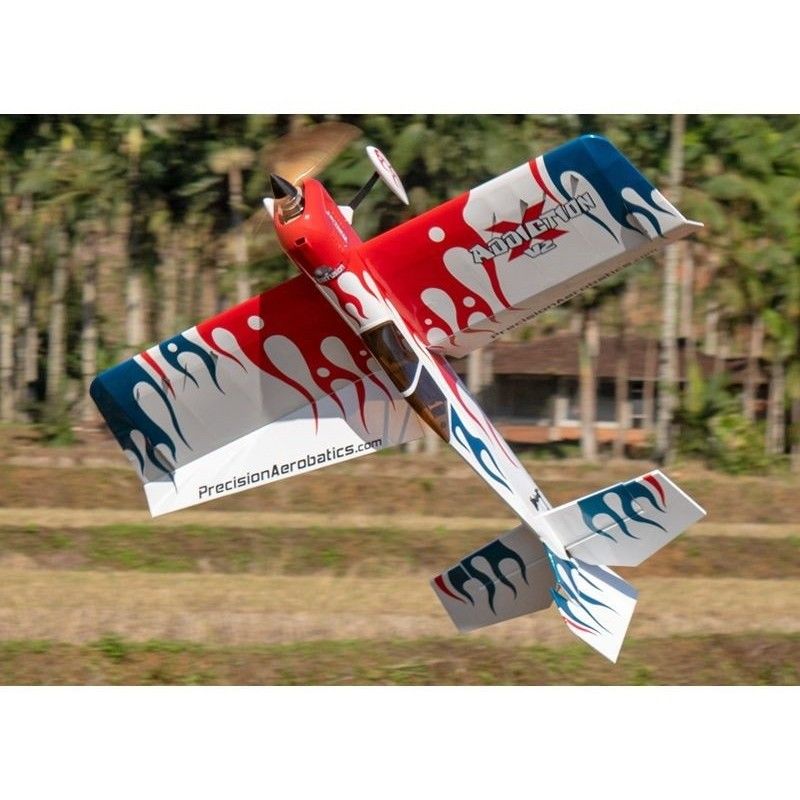 Avion Precision Aerobatics Addiction XL (V2) blanc ARF env.1.50m - avec LEDs