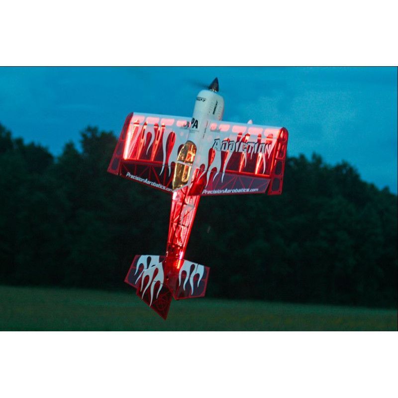 Avion Precision Aerobatics Addiction (V3) mauve ARF env.1.00m - avec LEDs