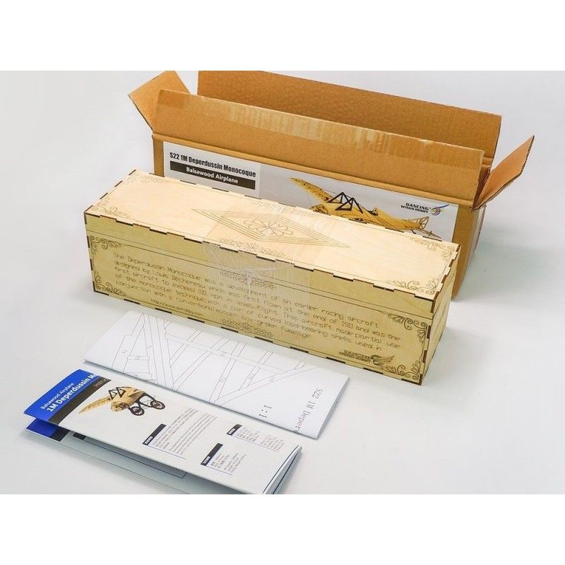 Kit bois à construire Avion Deperdussin Monocoque env.1.00m