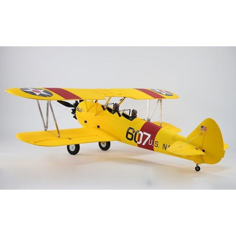 Avion Dynam PT-17 Jaune PNP env. 1.30m