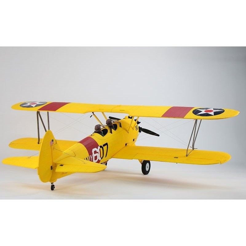 Avion Dynam PT-17 Jaune PNP env. 1.30m