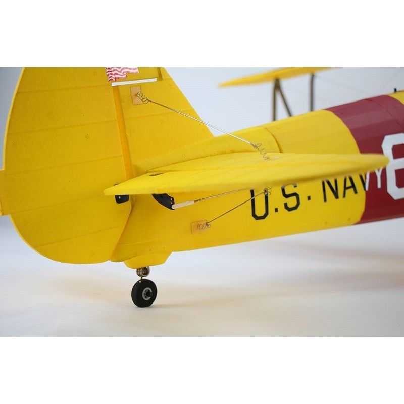 Avion Dynam PT-17 Jaune PNP env. 1.30m