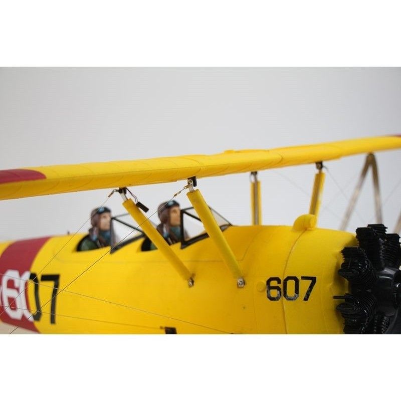 Avion Dynam PT-17 Jaune PNP env. 1.30m