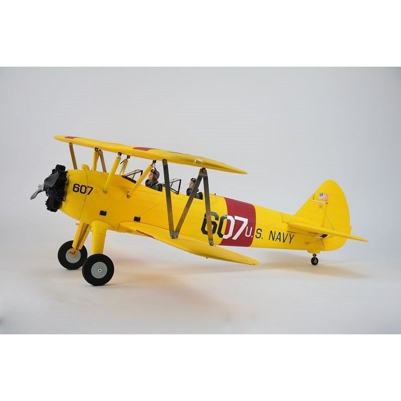 Avion Dynam PT-17 Jaune PNP env. 1.30m