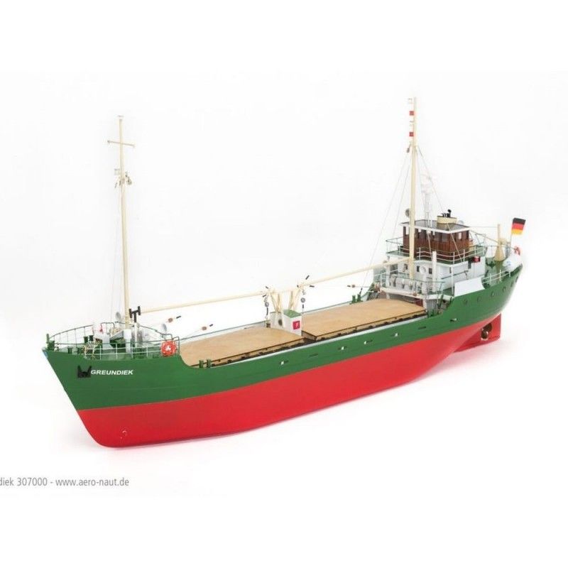 Kit bateau à monter MS Greundiek Küstenmotorschiff Aeronaut 93cm | Ventedemodelisme.fr