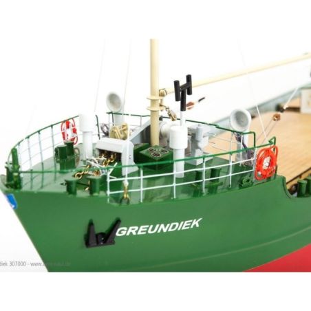 Kit bateau à monter MS Greundiek Küstenmotorschiff Aeronaut 93cm | Ventedemodelisme.fr