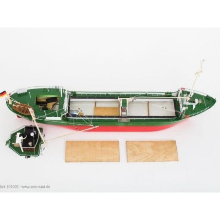 Kit bateau à monter MS Greundiek Küstenmotorschiff Aeronaut 93cm | Ventedemodelisme.fr