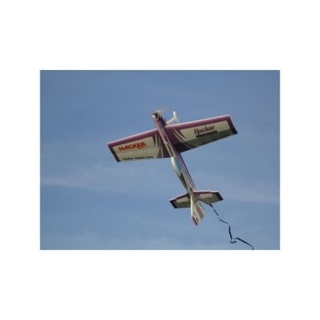Avion Hacker model Extra 330 SC jaune ARF env.1.00m