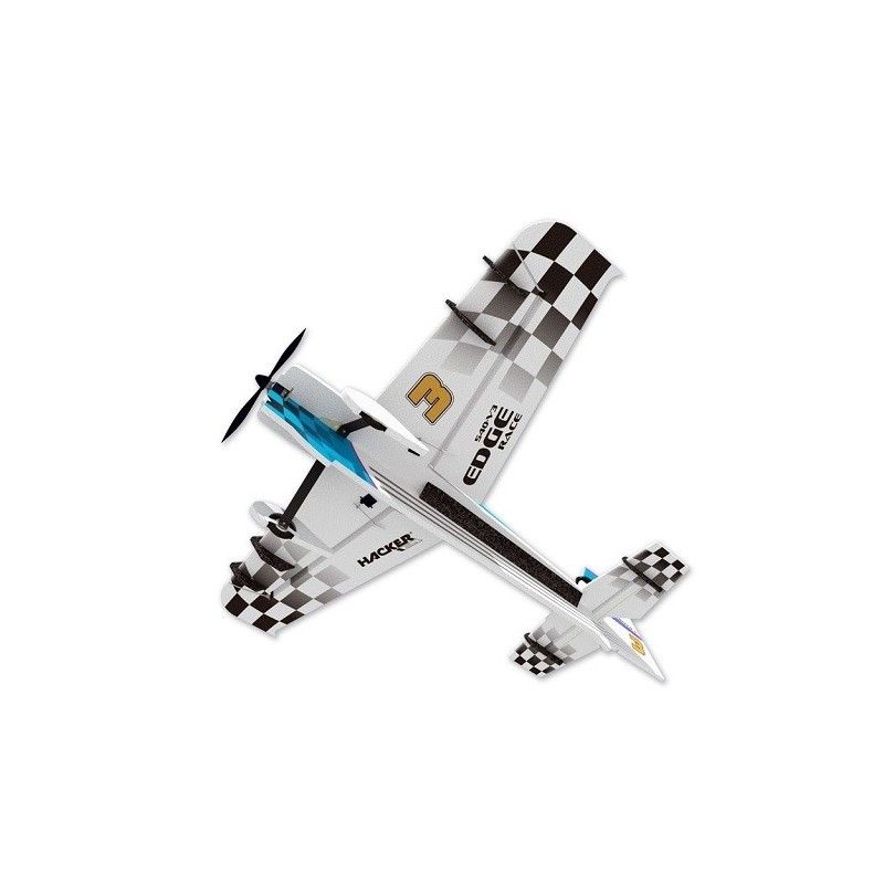 Avion Hacker model Edge 540 V3 bleu ARF env.1.00m
