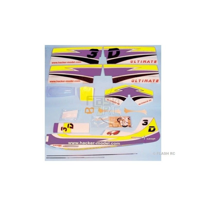 Avion Hacker model Ultimate 3D violet ARF env.1.00m