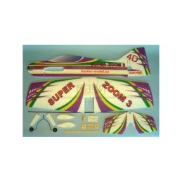 Avion Hacker model Super Zoom 3 violet ARF env.1.00m 2