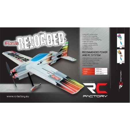 Avion Flash Nebula env.1.00m Rc Factory
