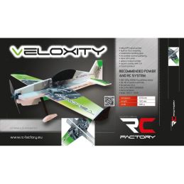 Avion RC Factory Veloxity vert env.1.07m 2