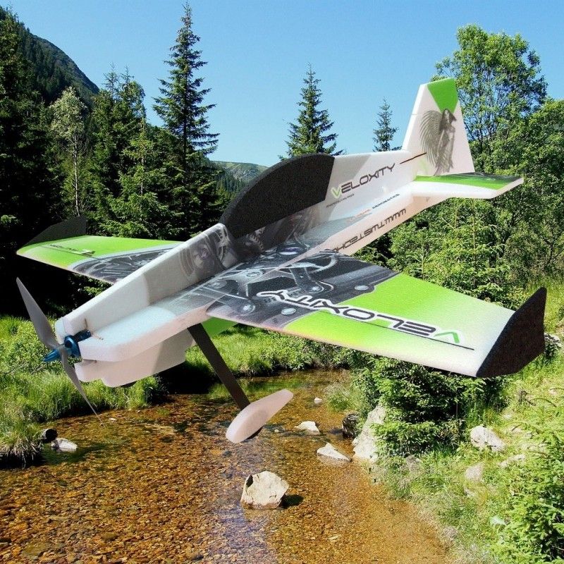 Avion RC Factory Veloxity vert env.1.07m