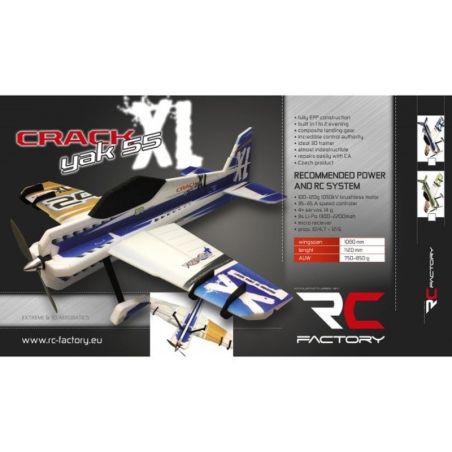 Avion RC Factory Crack Yak XLGreen-Orange env. 1.00m