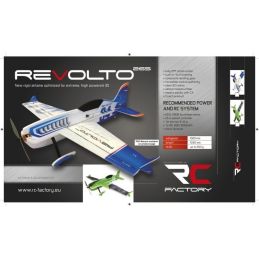 Avion RC Factory Revolto Green env. 1.02m 2