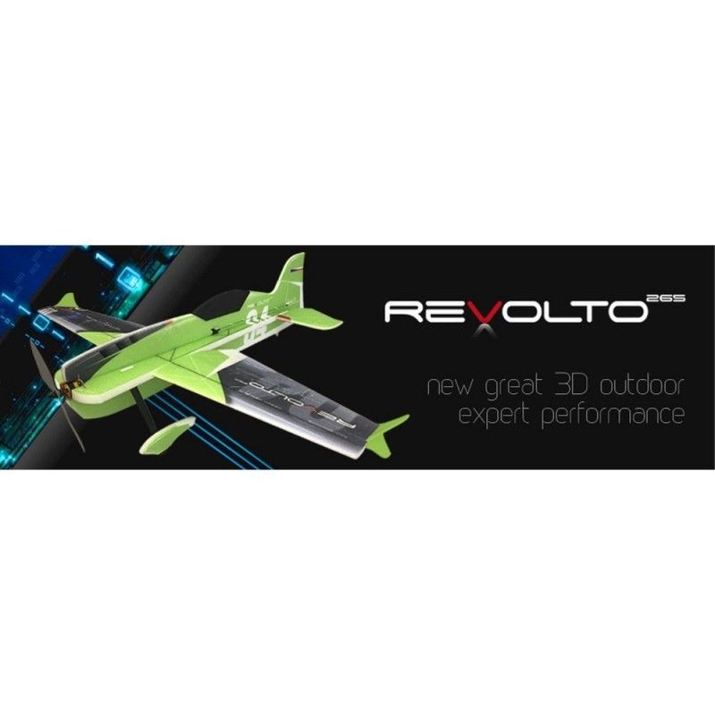 Avion RC Factory Revolto Green env. 1.02m