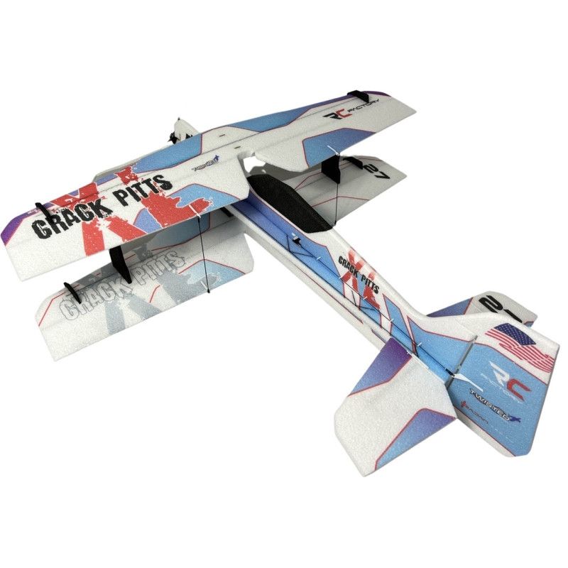 Avion RC Factory Crack Pitts XL Bleu env. 1.00m Avion RC Factory Crack Pitts XL Bleu env. 1.00m Avion RC Factory Crack Pitts 