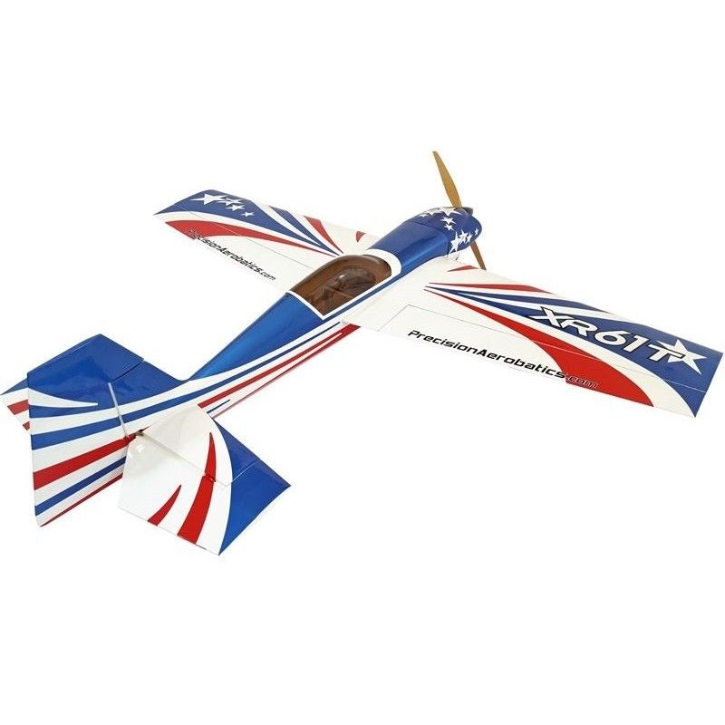 Avion Precision Aerobatics XR 61T bleu ARF env.1.55m