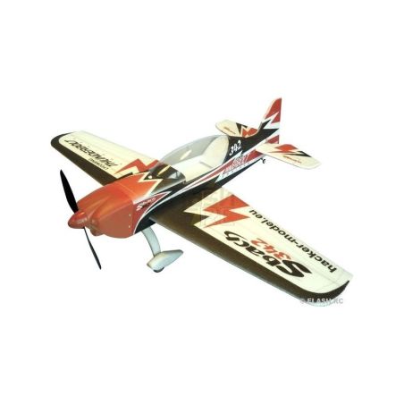 Avion Hacker model Sbach 342 rouge ARF env.1.20m