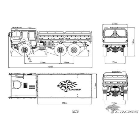 Crawling kit - New MC6-A 1/12 Truck 6x6