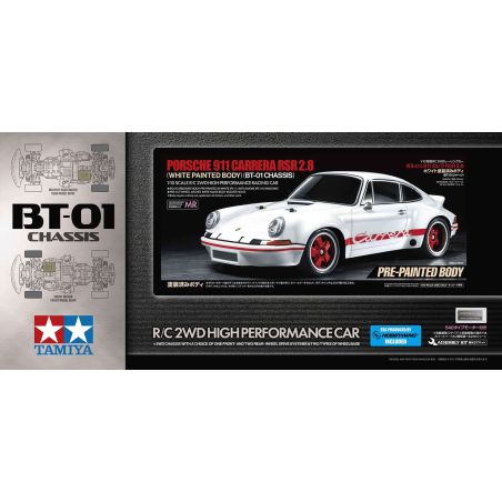 Voiture Porsche 911 Carrera RSR 2.8 BT01 | Ventedemodelisme.fr