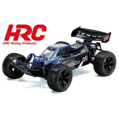 Voiture Auto - 1/10 XL Electrique- 4WD Buggy - RTR - HRC NEOXX - Brushed - Dirt Striker BLEU/NOIR