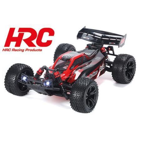 Voiture Auto - 1/10 XL Electrique- 4WD Buggy - RTR - HRC NEOXX - Brushed - Dirt Striker V2 ROUGE/NOIR