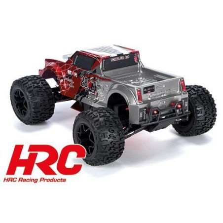 Voiture Auto - 1/10 XL Electrique- 4WD Monster Truck - RTR - HRC NEOXX - Brushed - Scrapper ROUGE/NOIR