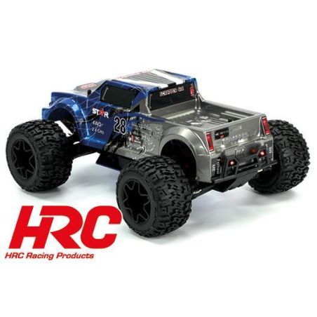 Voiture Auto - 1/10 XL Electrique- 4WD Monster Truck - RTR - HRC NEOXX - Brushed - Scrapper BLEU/NOIR